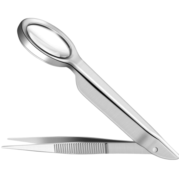 SPLINTER Forceps, With Magnifying Glass